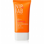 NIP+FAB Vitamin C Fix Glow Moisturiser kirgastav n&auml;okreem SPF 50 50 ml