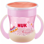 NUK Magic Cup Night Tass k&auml;epidemetega 6m+ Pink 160 ml