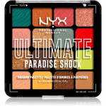NYX Professional Makeup Ultimate Shadow Palette Lauv&auml;rv varjund Paradise Shock 16 tk