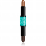 NYX Professional Makeup Wonder Stick Dual Face Lift Kahetooniline kontuurpulk varjund 07 Deep 2x4 g