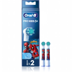 Oral-B PRO Kids 3+ Hambaharja varuharjapead lastele Spiderman 2 tk