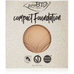 puroBIO Cosmetics Compact Foundation Kompaktpuuder SPF 10 varjund 02 9 g