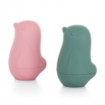 Petite&Mars Love Birds veem&auml;nguasi 6 m+ Rose Green 2 tk