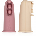 Petite&Mars Take&Match 0m+ Silikoonist s&otilde;rmehambahari lastele koos &uuml;mbrisega Rose&Sand 2 tk
