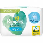 Pampers Harmonie Aqua Niisked salvr&auml;tikud lastele 4x48 tk