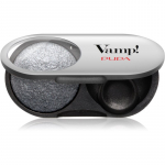 PUPA Milano Vamp! Radiant Baked Eyeshadow Kauap&uuml;siv s&auml;delev lauv&auml;rv varjund 308 Anthracite Grey - WET & DRY 1 g