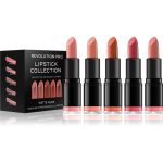 Revolution PRO Lipstick Collection Huulepulga komplekt varjund Matte Nude 5 tk
