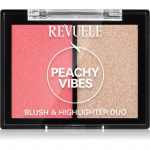 Revuele Blush & Highlighter Duo P&otilde;sepuna s&auml;raga varjund Peachy Vibes 8 g