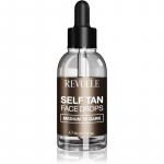 Revuele Paradise Bronze Self Tan Face Drops Isepruunistavad tilgad n&auml;ole varjund Medium To Dark 30 ml