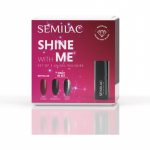 Semilac Set Shine With Me K&uuml;&uuml;nelakikomplekt UV/LED-lambi kasutamisega