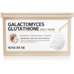 Some By Mi Galactomyces Glutathione Daily Mask Pack Kirgastav n&auml;o lehtmask suur pakk 30 tk