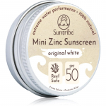 Suntribe Mini Zinc Sunscreen Mineraalne kaitsekreen n&auml;ole ja kehale SPF 50 Original White 15 g