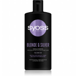 Syoss Intense Blonde Lilla &scaron;ampoon blondidele ja hallidele juustele 440 ml