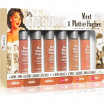 theBalm Meet Matt(e) Hughes X Ms. Nude York Vedelhuulepulkade komplekt mati efektiga