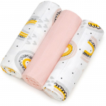 T-TOMI TETRA Cloth Diapers HIGH QUALITY riidest m&auml;hkmed Rainbow 70x70 cm 3 tk