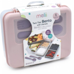 Melii Bento Box L&otilde;unakarp Pink, Purple, Gray 1446 ml