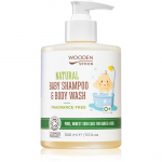 WoodenSpoon Natural &Scaron;ampoon ja du&scaron;igeel lastele l&otilde;hnatu 300 ml