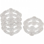 You2Toys Looping r&otilde;ngaste komplekt peenise peale transparent 2 tk