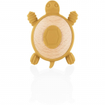 Zopa Silicone Wooden Teether Turtle n&auml;rimism&auml;nguasi 0 m+ Mustard Yellow 1 tk