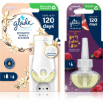 GLADE Electric scented oil Romantic Vanilla Blossom + Berry Festive Kiss S&auml;&auml;stupakk 3 tk