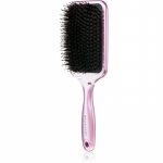 BrushArt Hair Boar bristle paddle hairbrush Juuksehari metssea harjastega Metalic Pink 1 tk