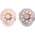 BIBS Boheme Natural Rubber Size 1: 0+ months lutt Blossom / Dusky Lilac 2 tk