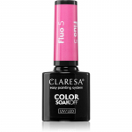 Claresa SoakOff UV/LED Color Fluo Geelk&uuml;&uuml;nelakk varjund 5 5 g
