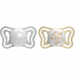 Chicco Physio Light Physio Forma Night lutt 6-16 m Grey/Gold 2 tk