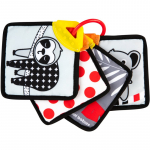 Canpol babies BabiesBoo Sensory Cards with Teether p&ouml;&ouml;rlev raamat hammustava osaga 1 tk