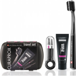 Curaprox Travel Set Black is White Reisikomplekt hammastele, keelele ja igemetele