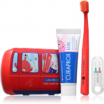 Curaprox Kids Travel Set Reisikomplekt hammastele, keelele ja igemetele lastele 1 tk