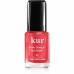 LONDONTOWN Kur Sheer Strength Nail Blush pinguldav ja kirgastav toonitud hooldusvahend k&uuml;&uuml;ntele varjund Poppy 12 ml