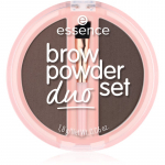 essence Brow Powder Duo Kulmukomplekt varjund 03 Dark 1.8 g