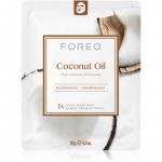 FOREO Farm to Face Sheet Mask Coconut Oil Toitevn&auml;o lehtmask 3x20 ml