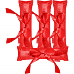 GLOV CoolCurl Ribbon Rollers juukseaksessuaar lokkide vormimiseks Red 4 tk
