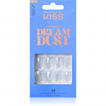 KISS Dream Dust Gel Fantasy Kunstk&uuml;&uuml;ned White and Blue 28 tk