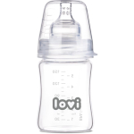 LOVI Glass klaasist lutipudel 0m+ 150 ml