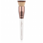 Luvia Cosmetics Prime Vegan Prime Buffer Kitseneva otsaga jumestuspintsel Pearl White / Metallic Coffee Brown 1 tk