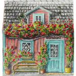 Bohemia Gifts & Cosmetics Little House of Rose T&uuml;kiseep roosi l&otilde;hnaga 80 g