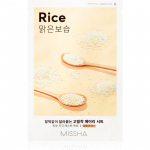 Missha Airy Fit Rice V&auml;rskendav ja puhastav lehtmask 19 g