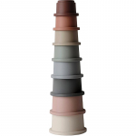 Mushie Stacking Cups Toy M&auml;nguasi kolm-&uuml;hes Original 8 tk