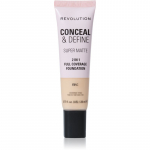 Revolution Conceal & Define Matistav jumestuskreem varjund F2NC 23 ml