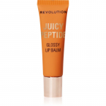 Revolution Juicy Peptide Lip Balm Huulepalsam peptiididega varjund Peach Bellini Orange 8 ml