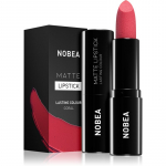 NOBEA Day-to-Day Matte Lipstick Matt huulepulk varjund Coral #M17 3 g