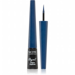Note Cosmetique Elegant Matte Dipliner Vedel silmapliiats metalse mati viimistlusega varjund 03 Navy Blue 2.5 ml