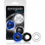 NS Novelties Renegade Stamina Rings r&otilde;ngaste komplekt peenise peale 3 tk