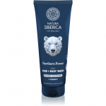 Natura Siberica Arctic Wild Northern Power Pesugeel juustele, habemele ja kehale  Mle 200 ml