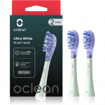 Oclean Ultra White UW01 Varuharjapead Green 2 tk
