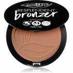 puroBIO Cosmetics Resplendent P&auml;ikesepuuder mati efektiga varjund 05 Warm Brown 9 g