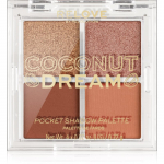 Revolution Relove Pocket Palette Lauv&auml;rvipalett varjund Coconut Dream 4x0.72 g